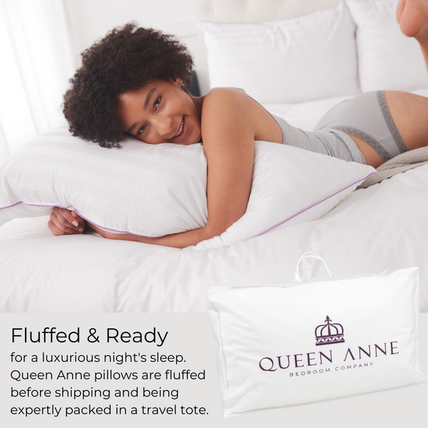 4-Pack Hypoallergenic Down-Alternative Bed Pillow Queen
