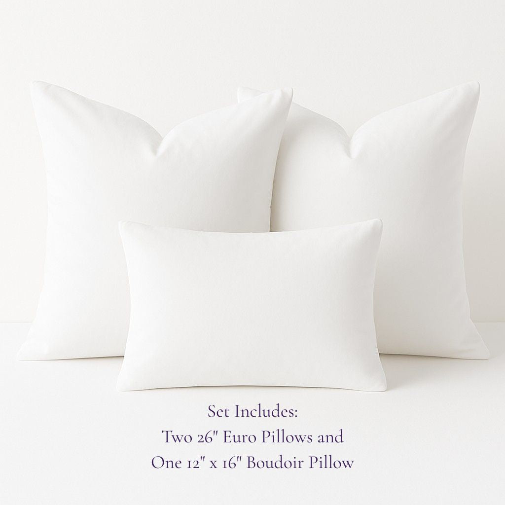 The Coronet Pillow Crown - 3 Accent Pillow Set