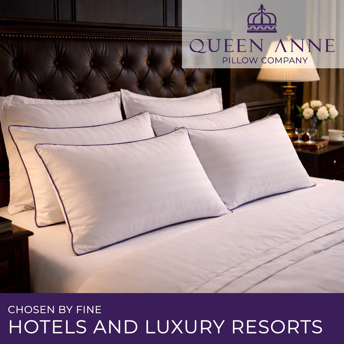 Majesty™ Down Alternative Hypoallergenic Pillows - Set of Four (4)