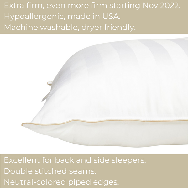 The LoftKing Extra Firm Density Pillow