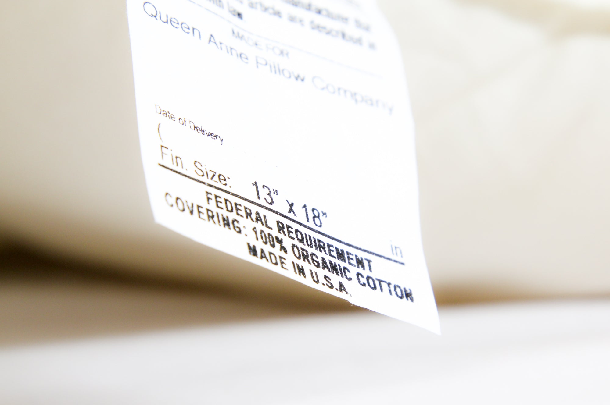 Royal Nursery - Certified Organic Toddler Pillow - 100% All-Natural Cotton