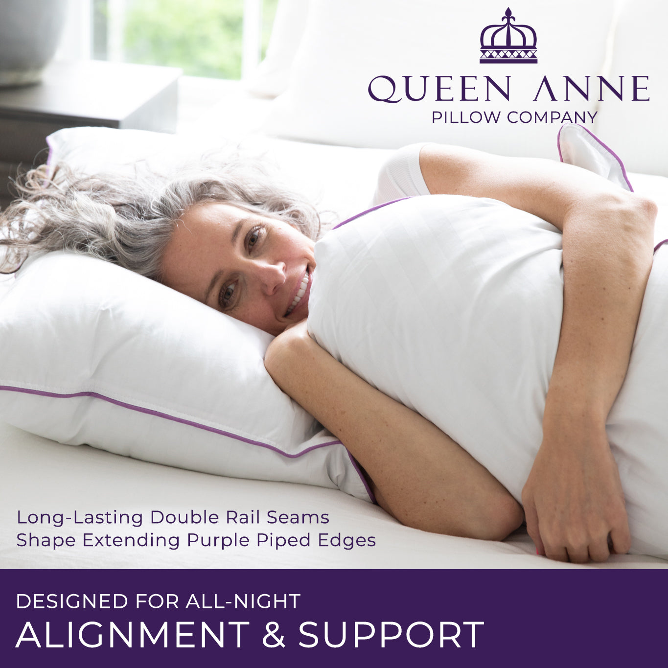 The Original Queen Anne Pillow - 100% Ethical Goose Down