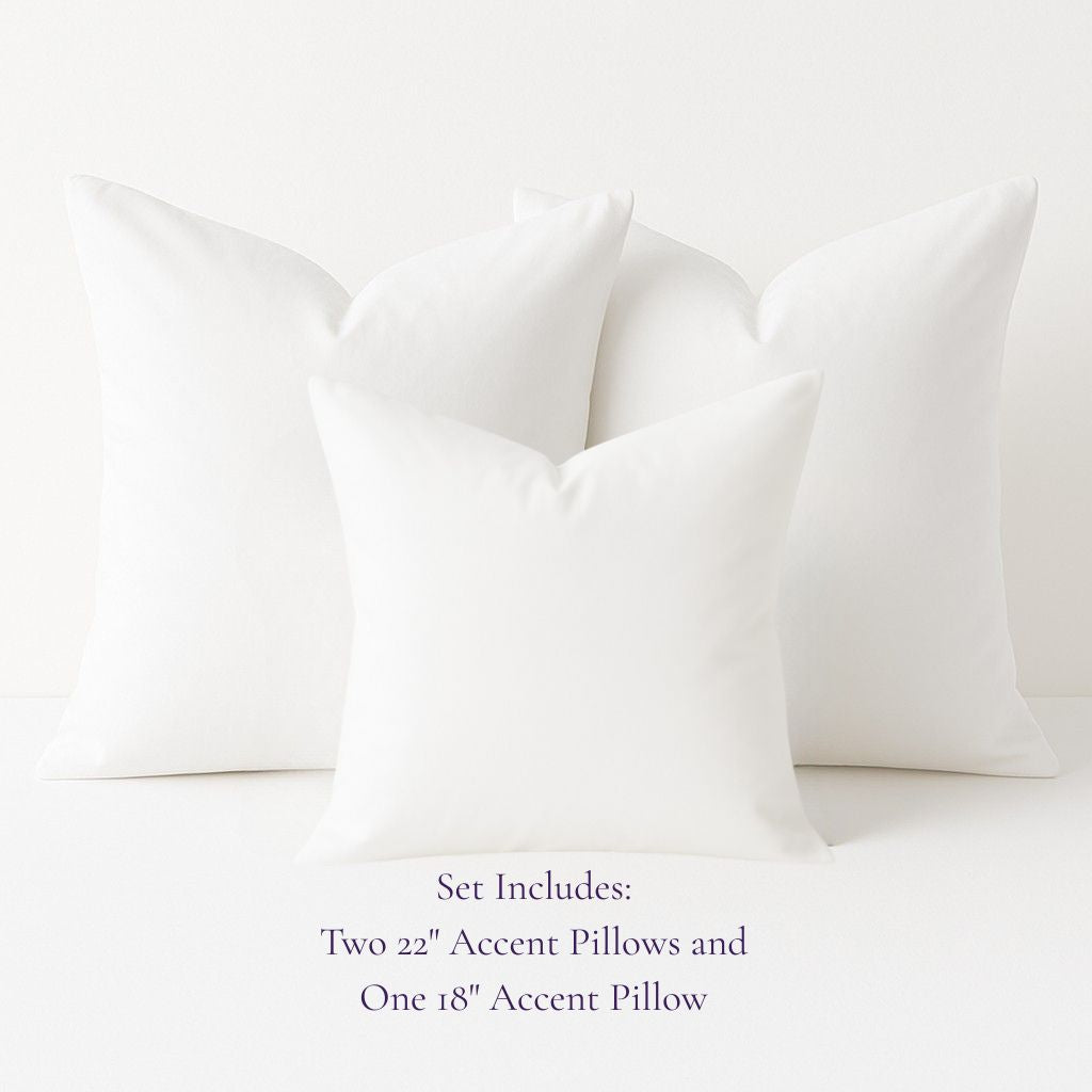 The Laurel Pillow Crown - 3 Accent Pillow Set