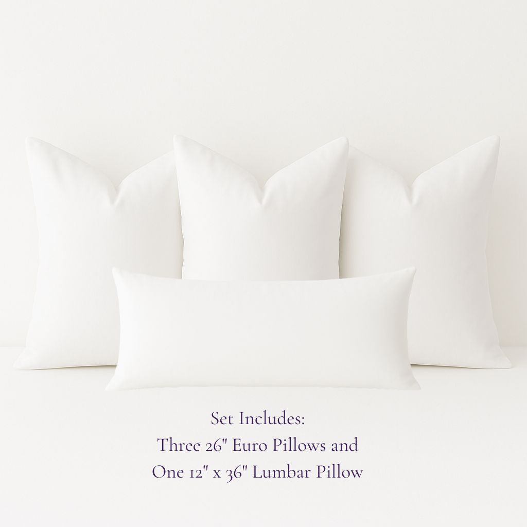 The Tiara Pillow Crown - 4 Accent Pillow Set