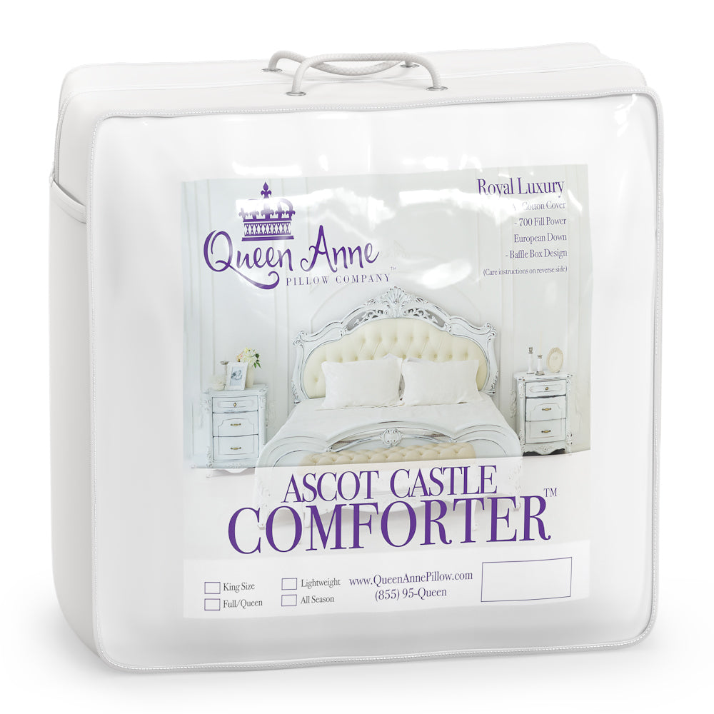 Ascot Castle White Goose Down Comforter